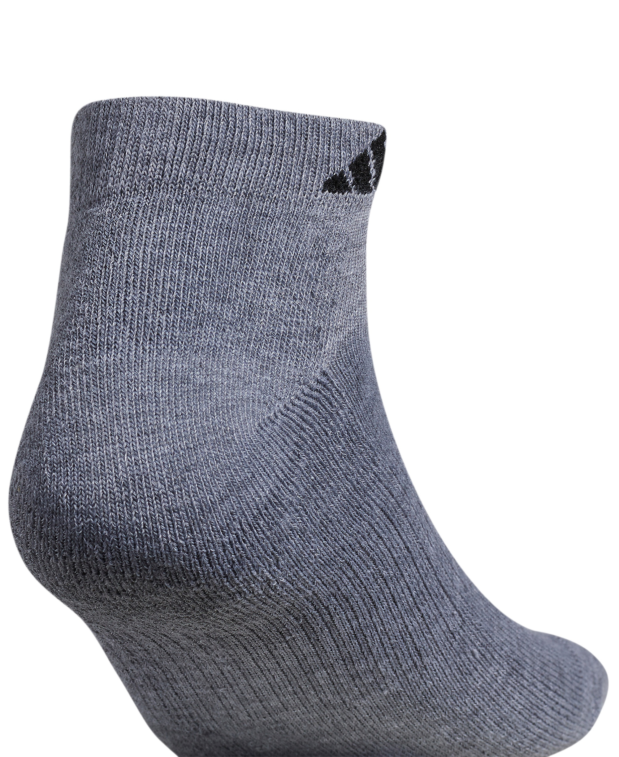 adidas Men's Cushioned Athletic 6-Pack Low Cut Socks - Medium Grey