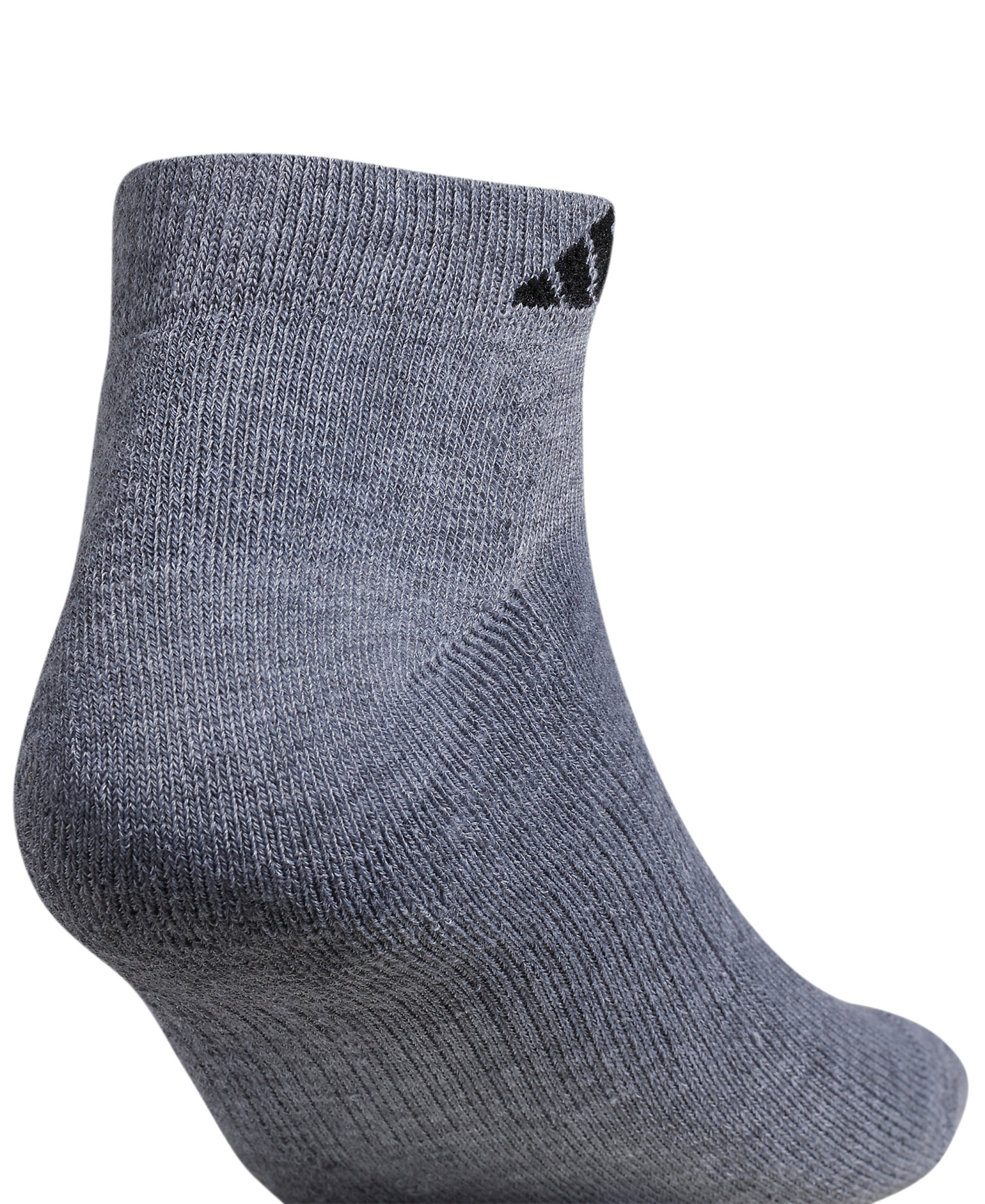 adidas Men's Cushioned Athletic 6-Pack Low Cut Socks - Medium Grey