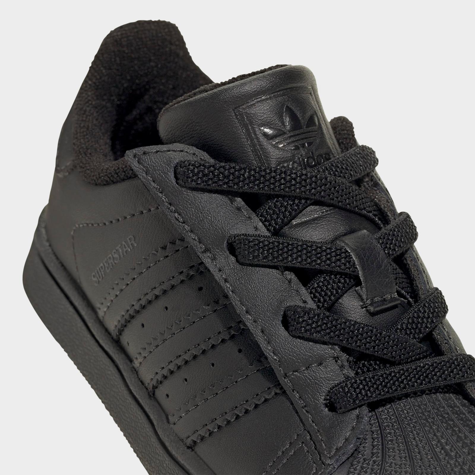 Kids' Toddler adidas Originals Superstar Casual Shoes - Black/Black/Black - view 3