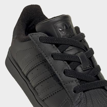 Kids' Toddler adidas Originals Superstar Casual Shoes - Black/Black/Black - view 3