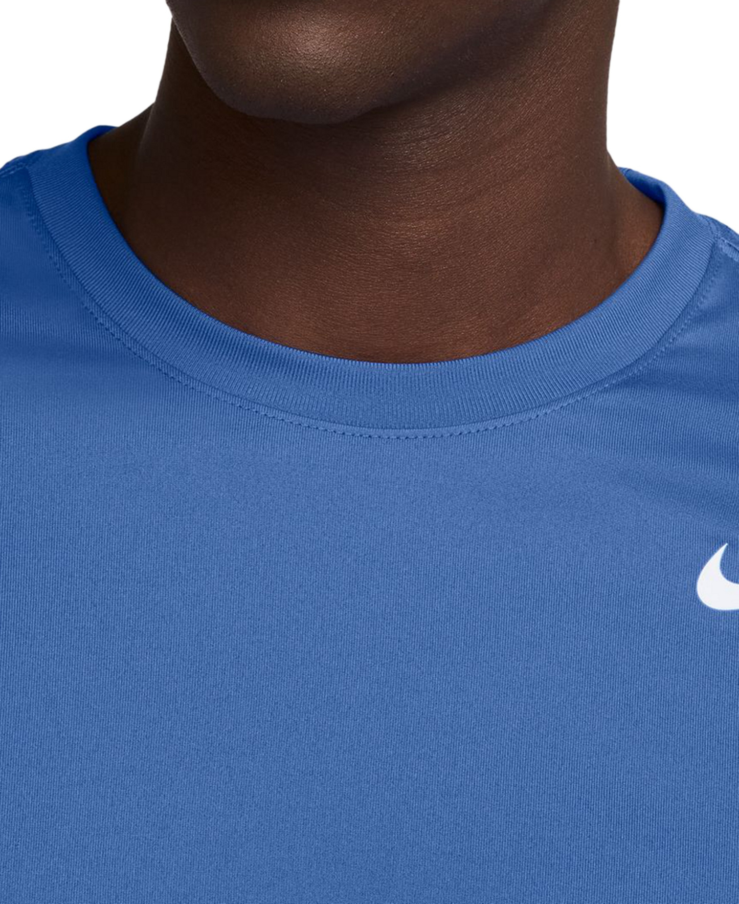 Nike Men's Legend Returns Crewneck T-Shirt - Comet Blue/White