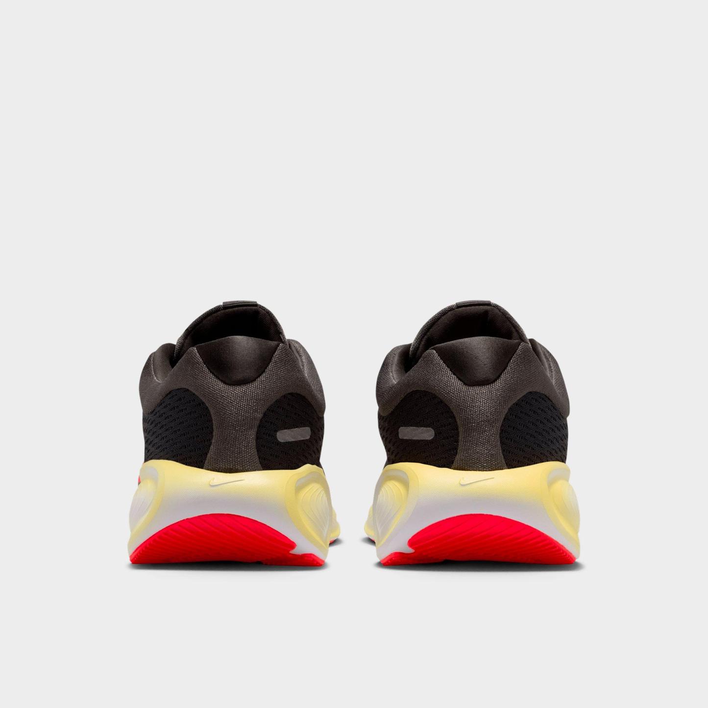 Big Kids' Nithtke Stellar Ride Running Shoes - Black/Medium Ash/Light Crimson/Bright Crimson - Back view