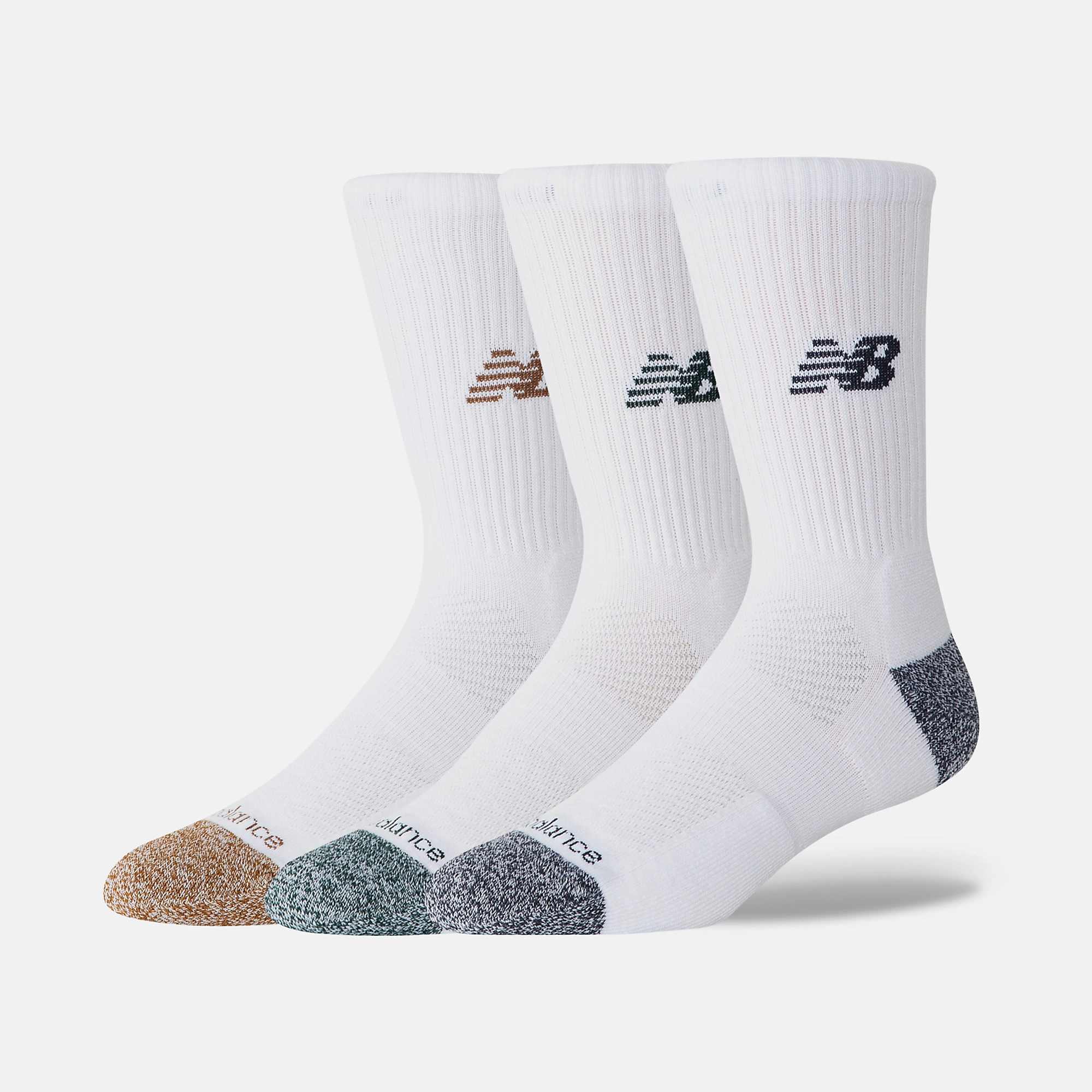 New Balance Active Crew Socks 3 Pack, LAS35203AS9