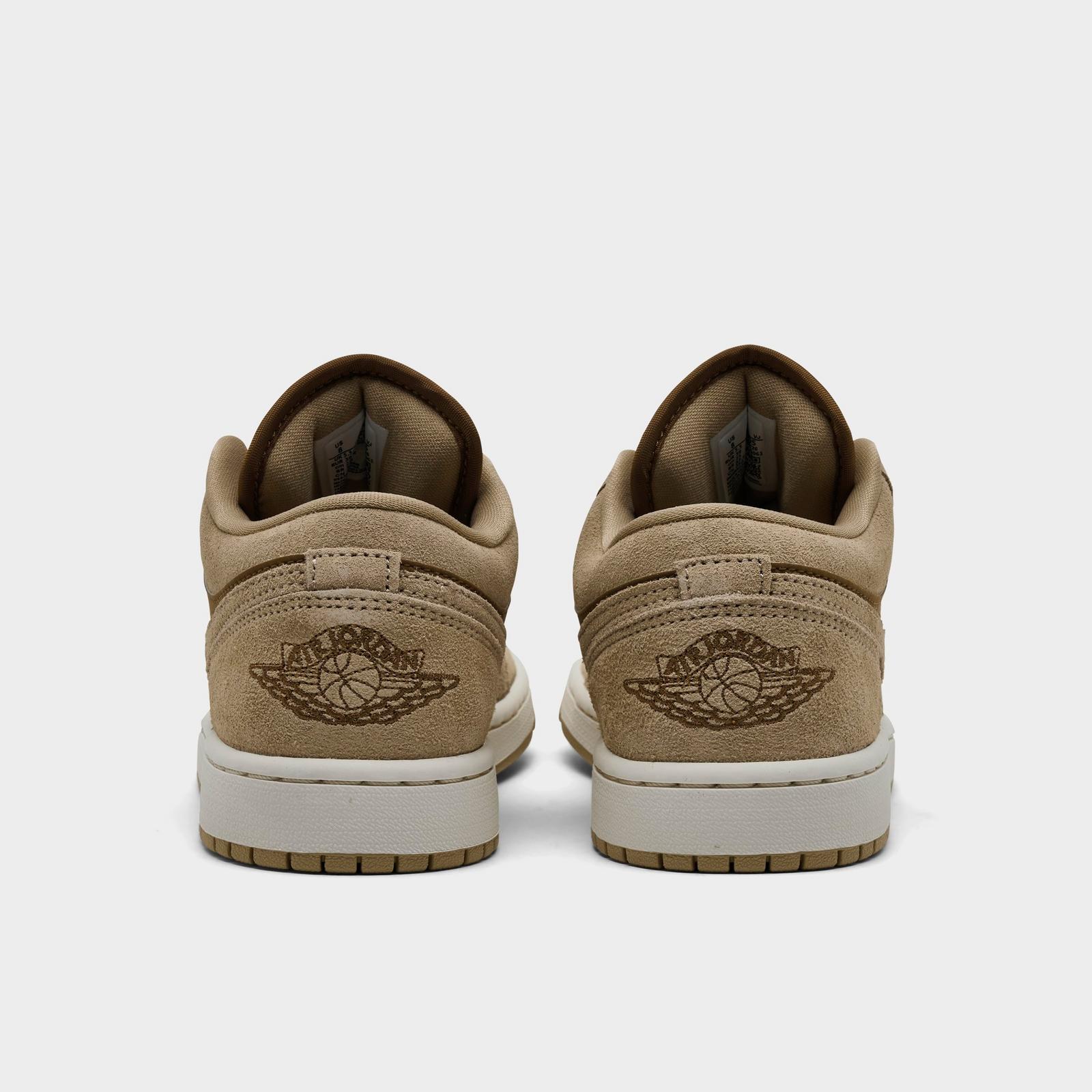 Women's Air Jordan Retro 1 Low Casual Shoes - Legend Medium Brown/Chalk/Light British Tan - view 4