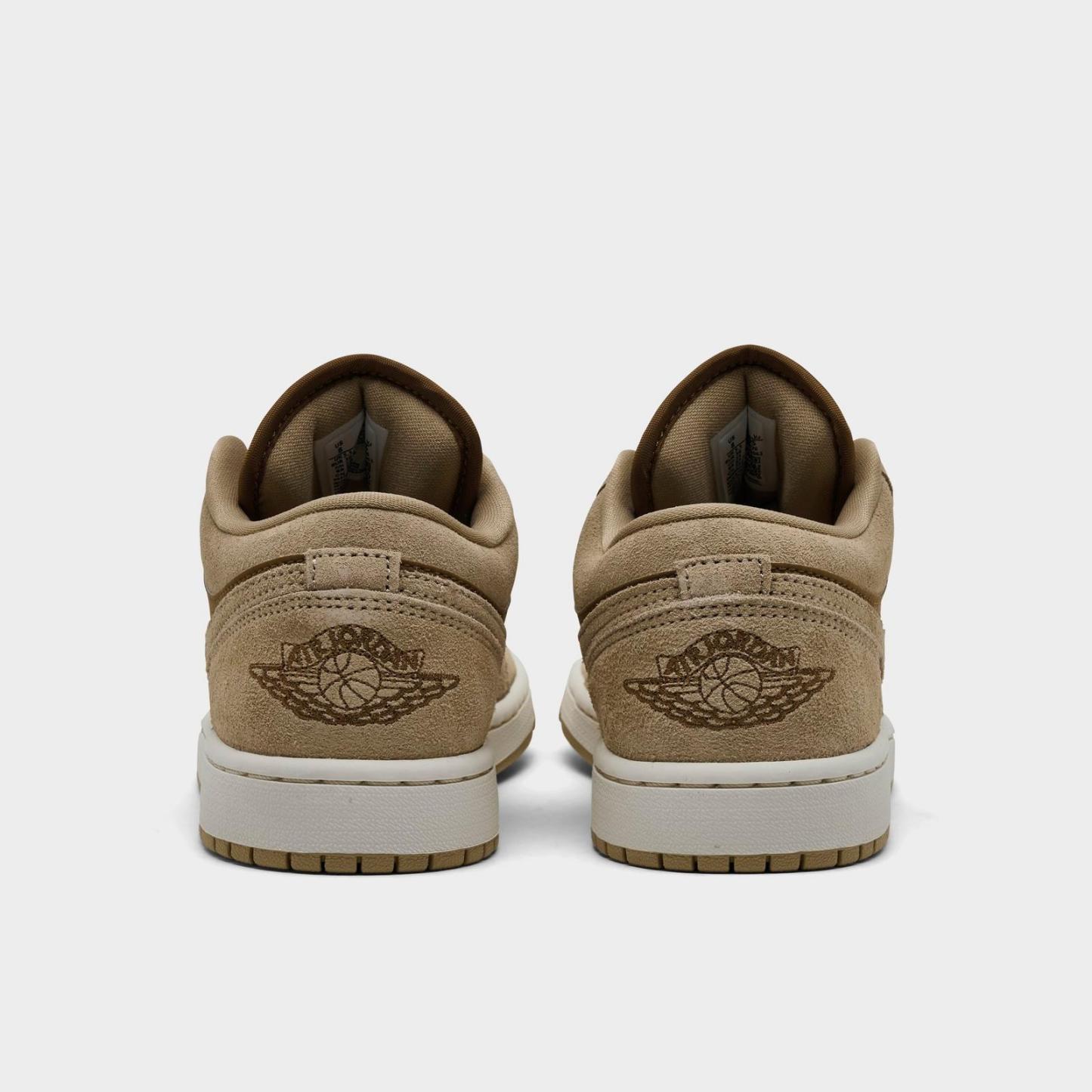 Women's Air Jordan Retro 1 Low Casual Shoes - Legend Medium Brown/Chalk/Light British Tan - view 4