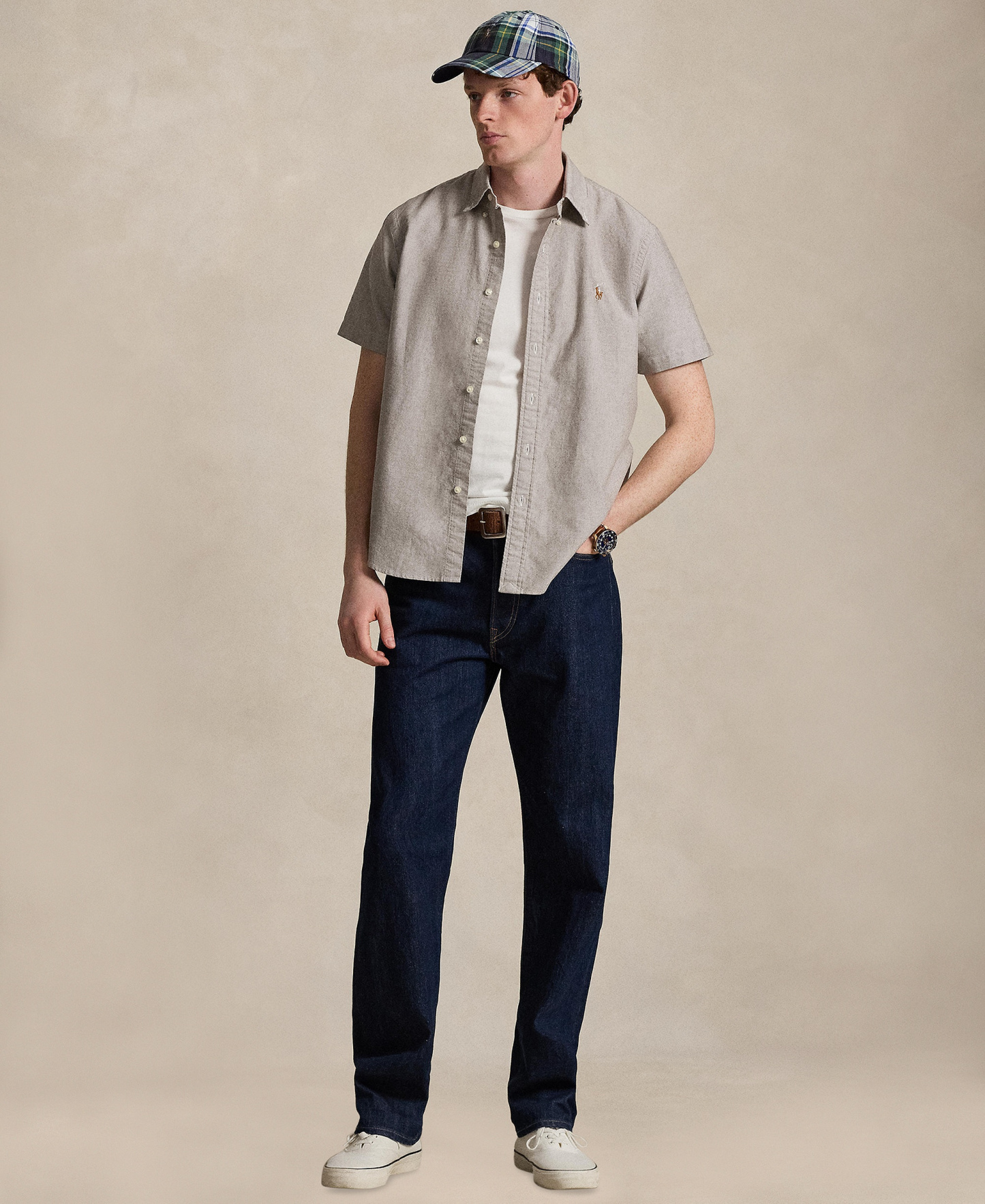 Polo Ralph Lauren Men's Classic-Fit Oxford Shirt - Nutmeg Brown
