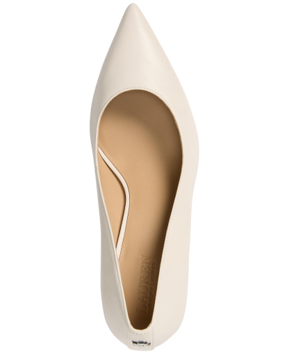 Lauren Ralph Lauren Women's Lanette Nappa Leather Pumps - Soft White Leather