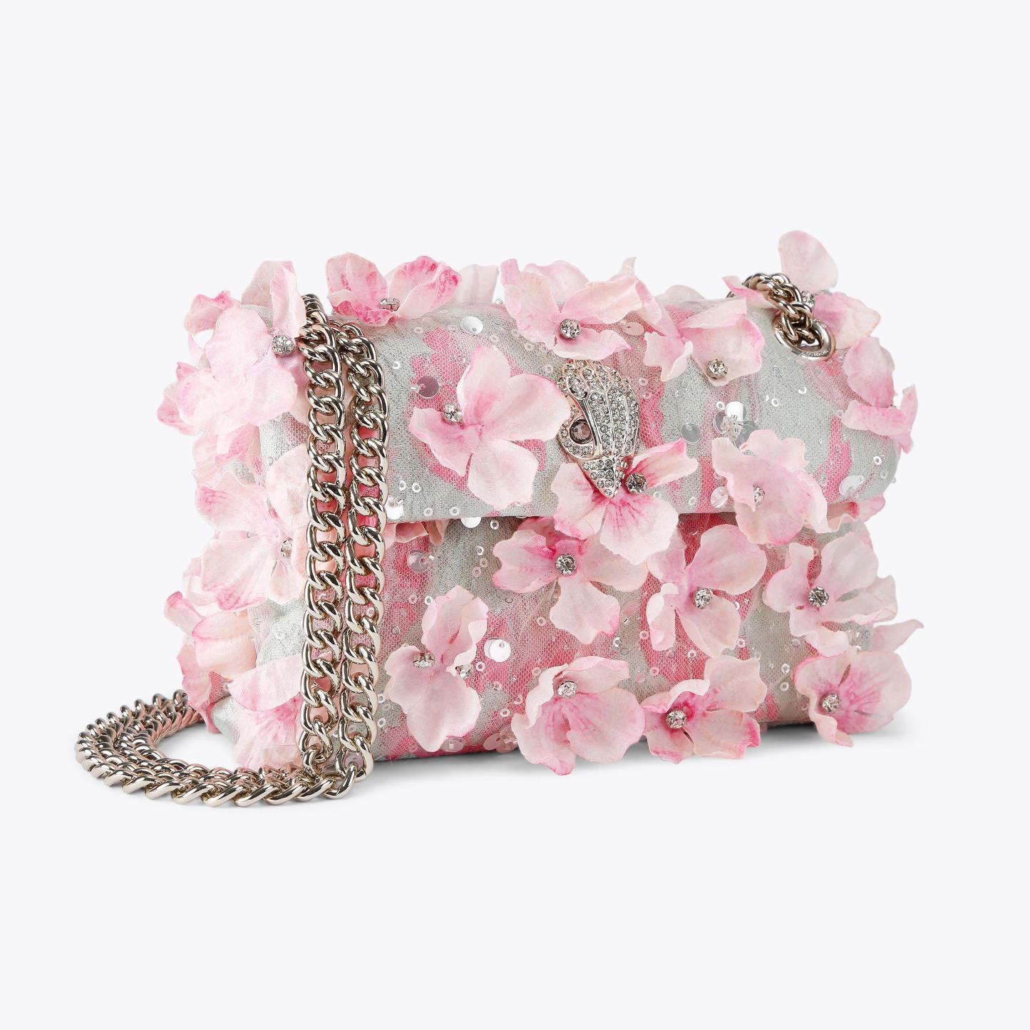 Kurt Geiger London Mini Kensington Flower Bag - Green - view 3