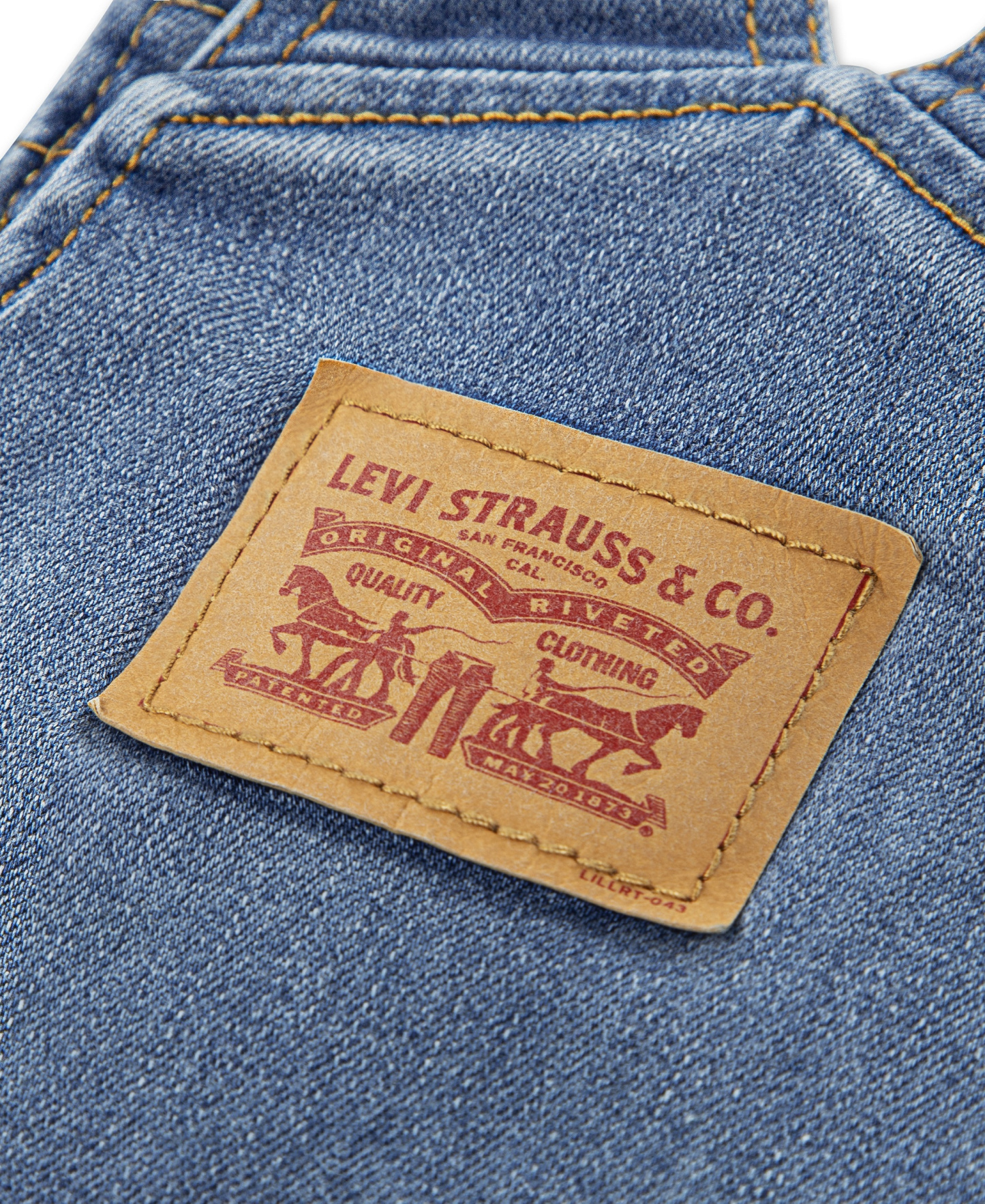 Levi's Baby Boys' Loose Tapered Overalls - Indigo