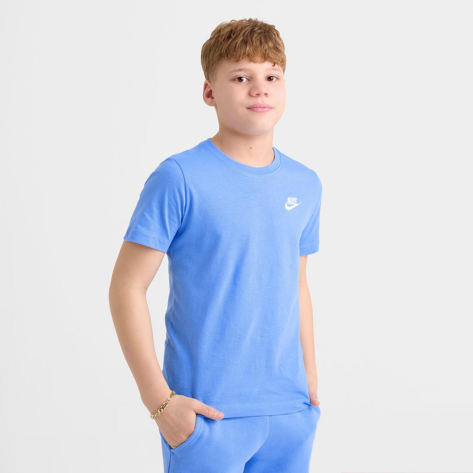Big Kids' Nike Sportswear T-Shirt - University Blue