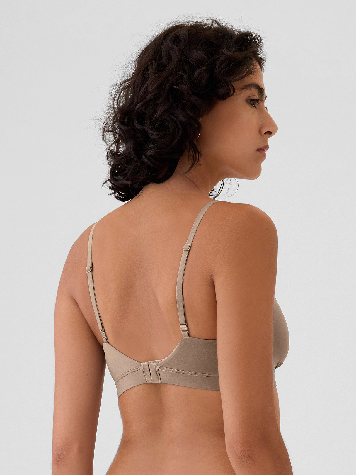 SecondSkin Crossover Bralette - Plymouth rock brown