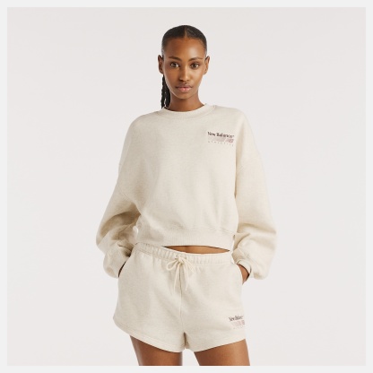 New Balance Trackside Fleece Crew, WT62T7JOLIT