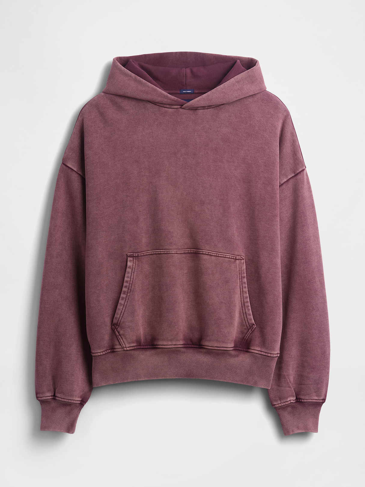 Adult Heavyweight Oversized Hoodie - DARK MAROON