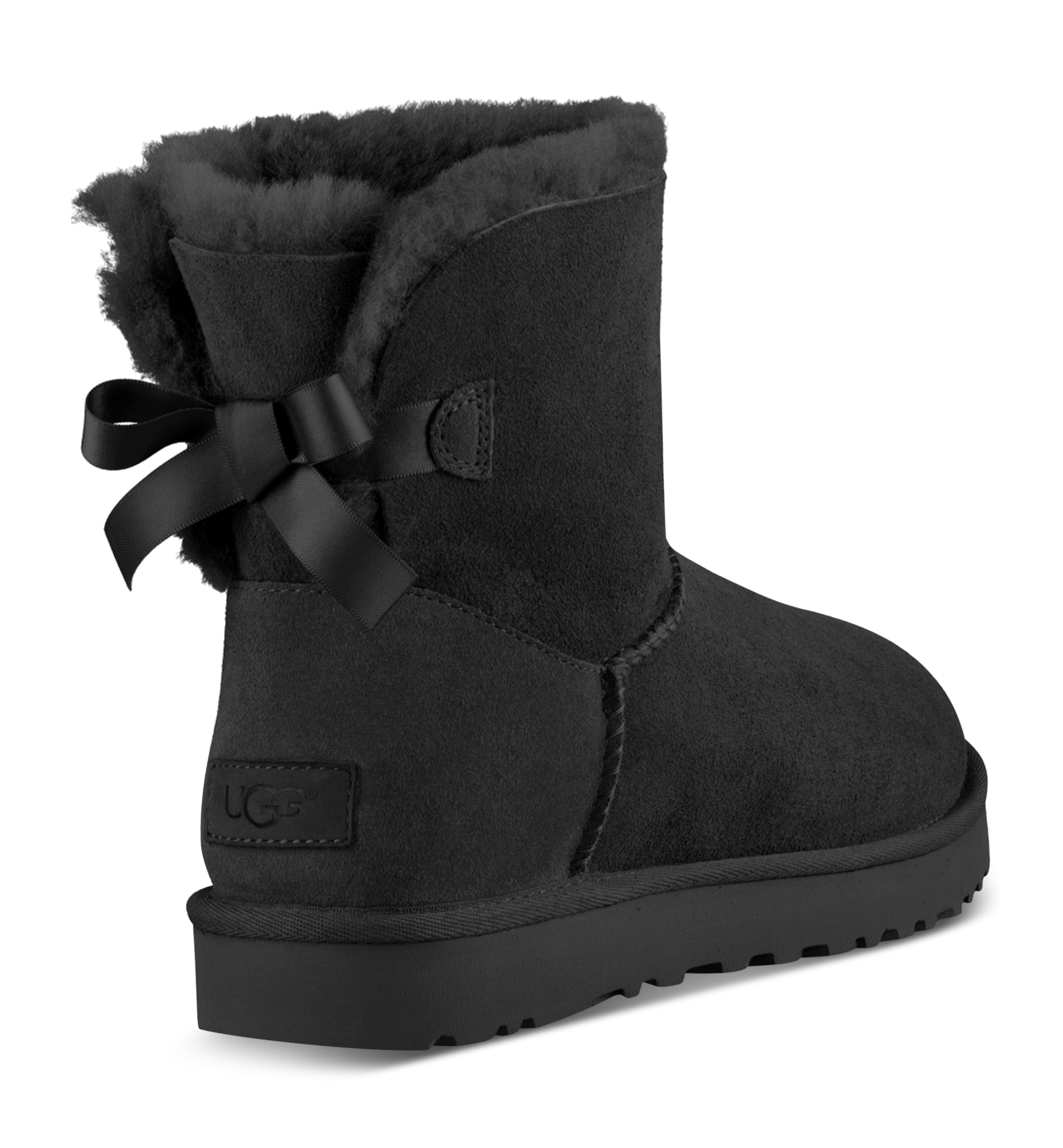 UGG® Women's Mini Bailey Bow II Slip-On Booties - Black