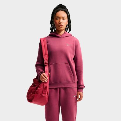Women's Nithtke Studio Fleece Medium-Weight Pullover Hoodie - Pink Smoke/Sail