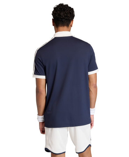 adidas Men's Heritage Short-Sleeve Polo Shirt - Legend Ink/Chalk