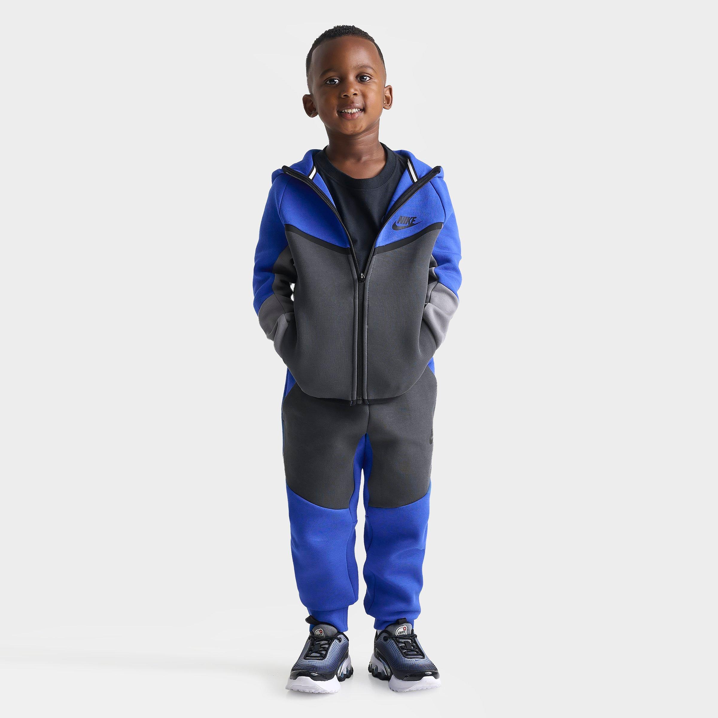 Little Kids' Nithtke Tech Fleece Full-Zip Set - Game Royal/Black