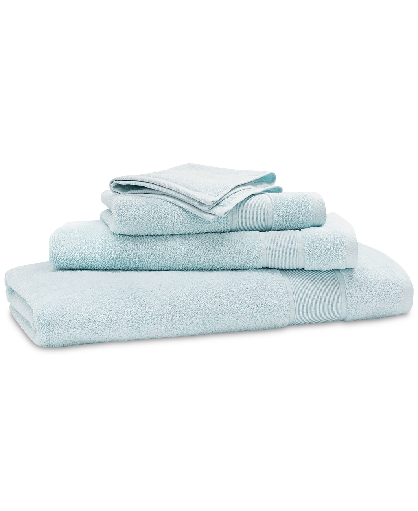 Lauren Ralph Lauren Sanders Solid Antimicrobial Cotton Bath Towel, 30" x 56" - Lagoon Blue