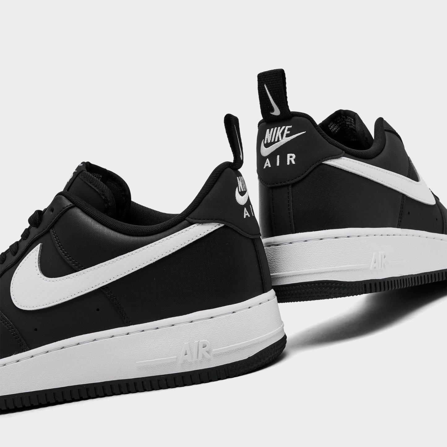 Men's Nithtke Air Force 1 '07 LV8 Casual Shoes - Part 3 - Black/White/Black - Detail shot