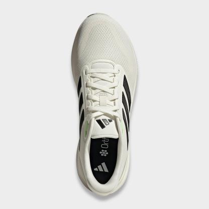 Men's adidas Runfalcon 5 Running Shoes - Off White/Core Black/Lime Burst - Top view