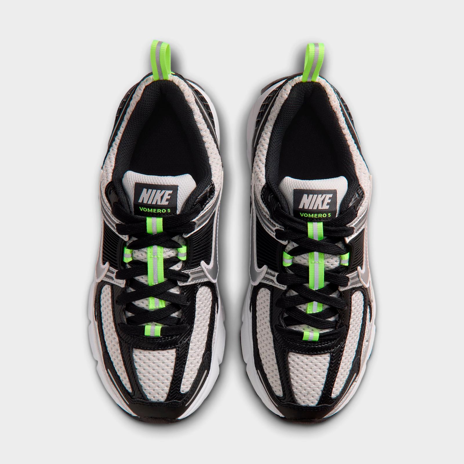 Big Kids' Nike Vomero 5 Casual Shoes - Black/Photon Dust/Volt Ice/Metallic Silver