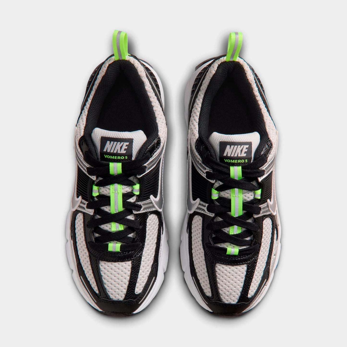Big Kids' Nike Vomero 5 Casual Shoes - Black/Photon Dust/Volt Ice/Metallic Silver
