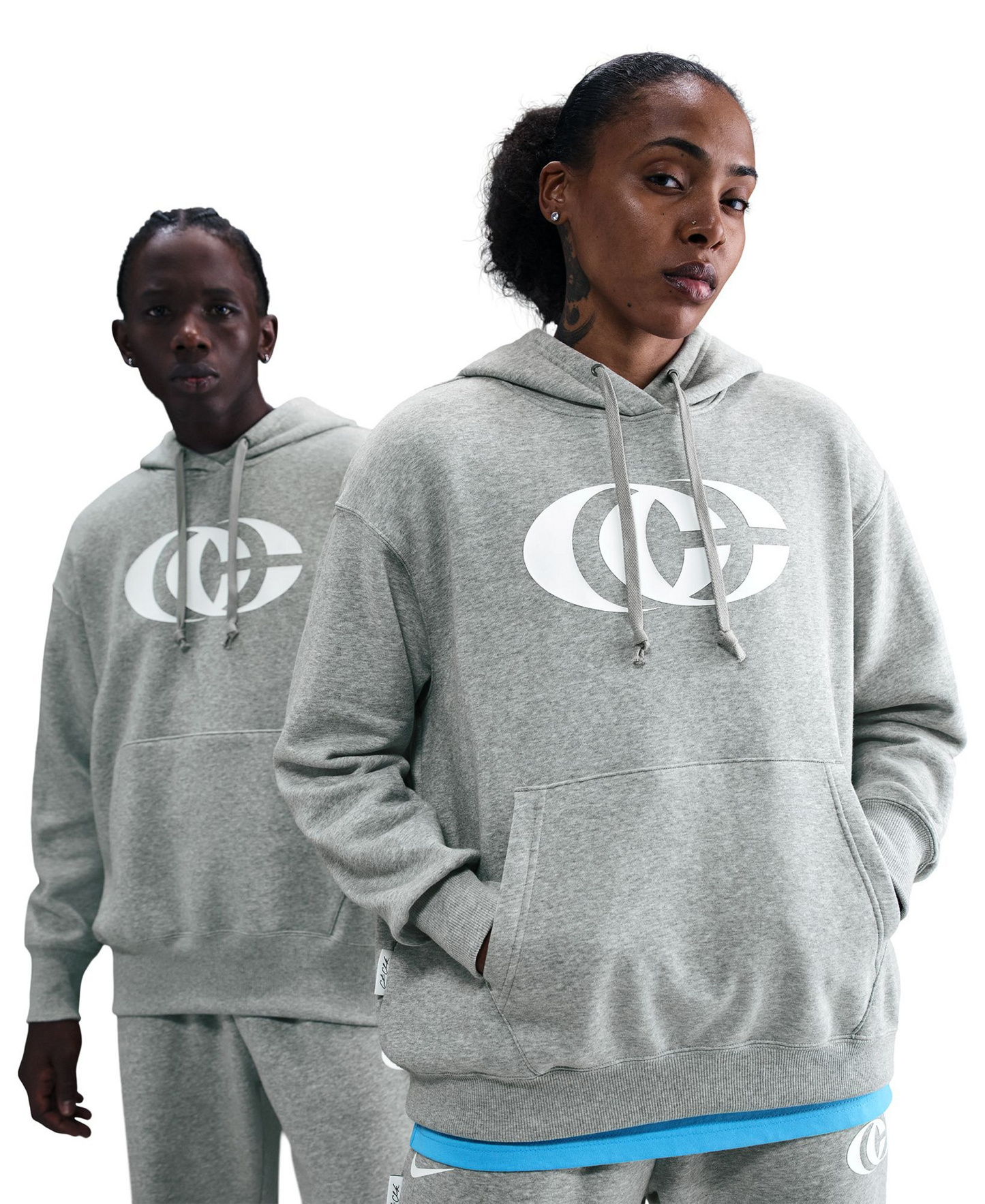 Nike Women's Caitlin Clark Basketball Phoenix Pull-On Hoodie - Dark Gray Heather