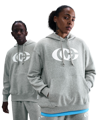 Nike Women's Caitlin Clark Basketball Phoenix Pull-On Hoodie - Dark Gray Heather