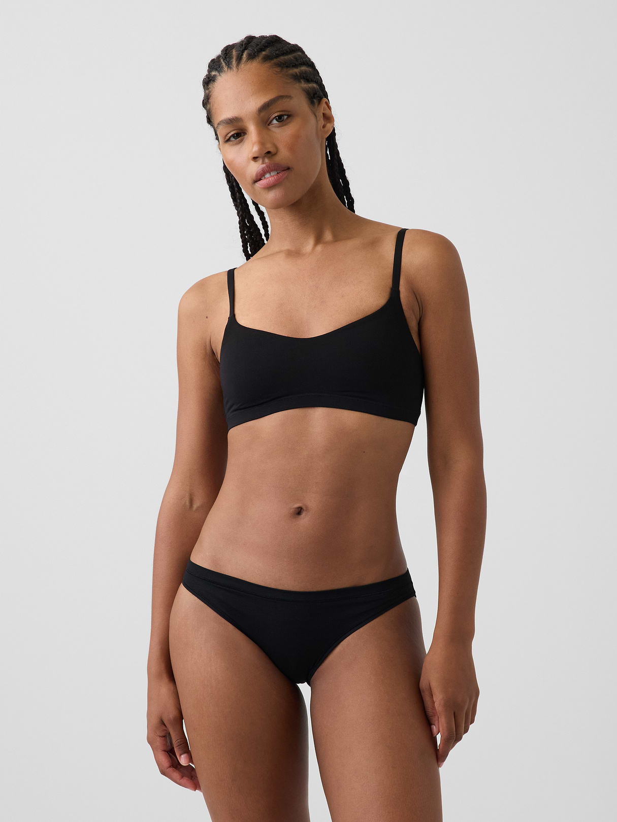 SoftMade Modal Bralette - True black