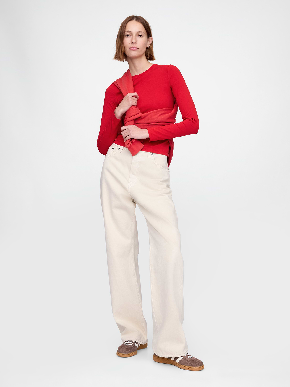 CloseKnit Jersey T-Shirt - Tomato sauce red