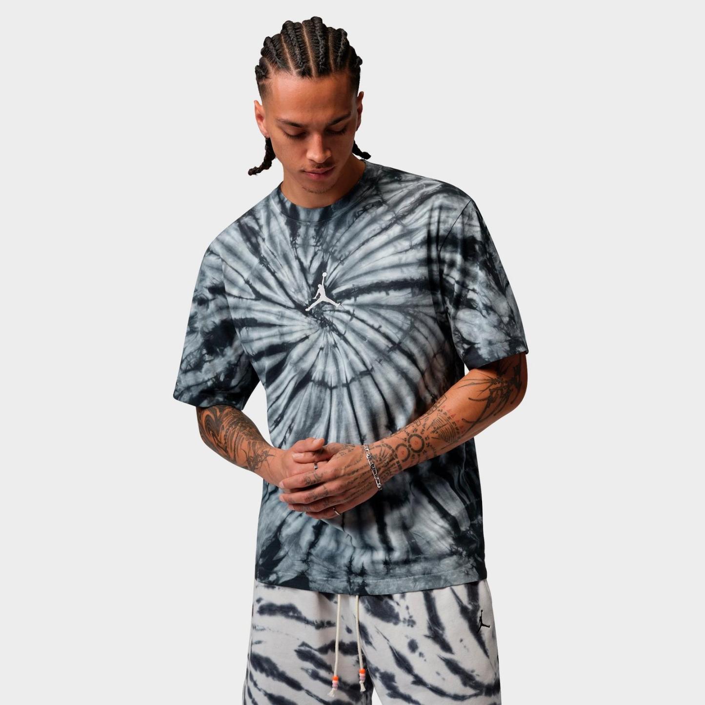 Men's Jordan Brooklyn Tie-Dye Festival T-Shirt - Sail/Pale Ivory - view 1