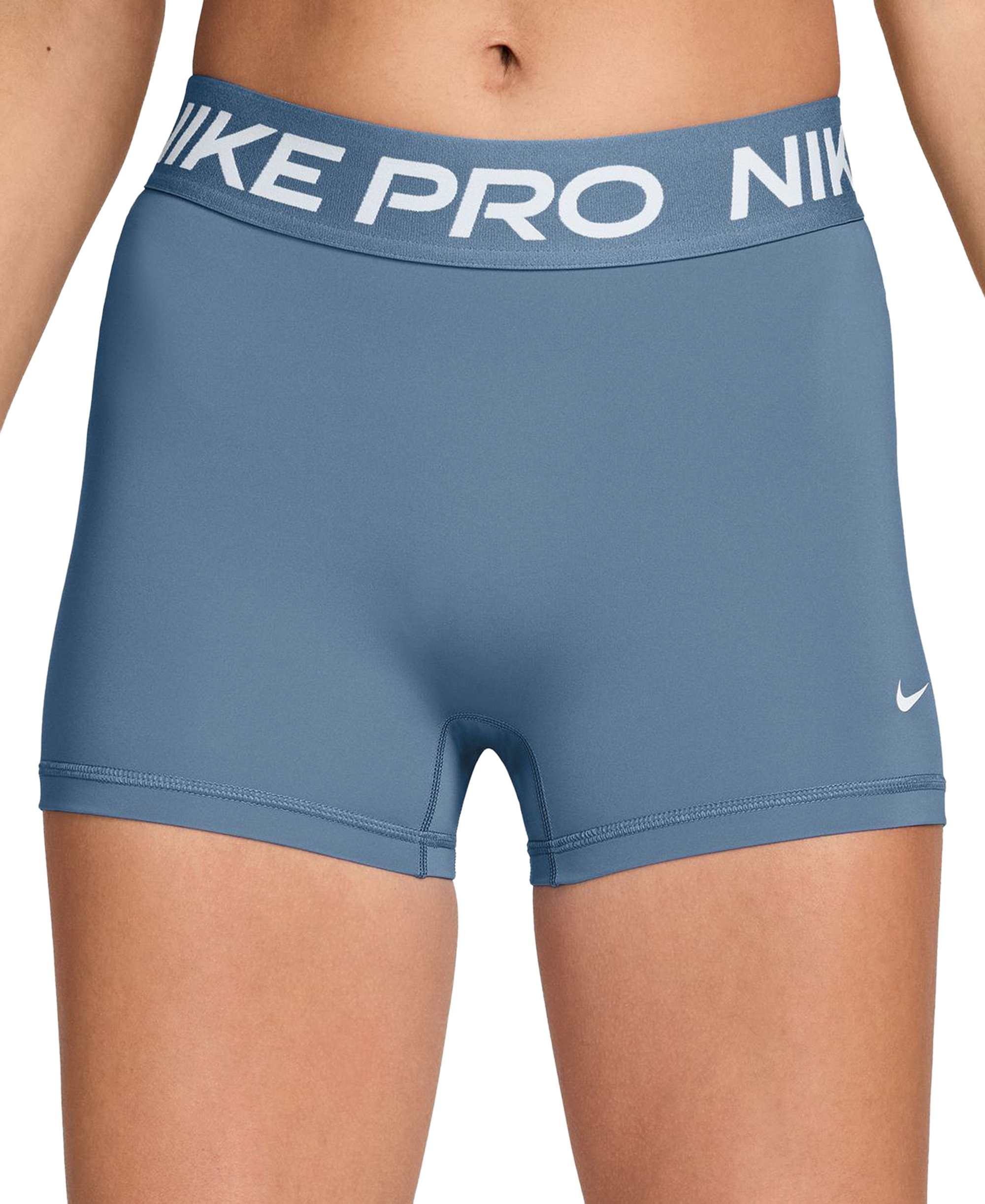 Nike Women's Mid-Rise Biker Shorts - Black/Pink Rise/white