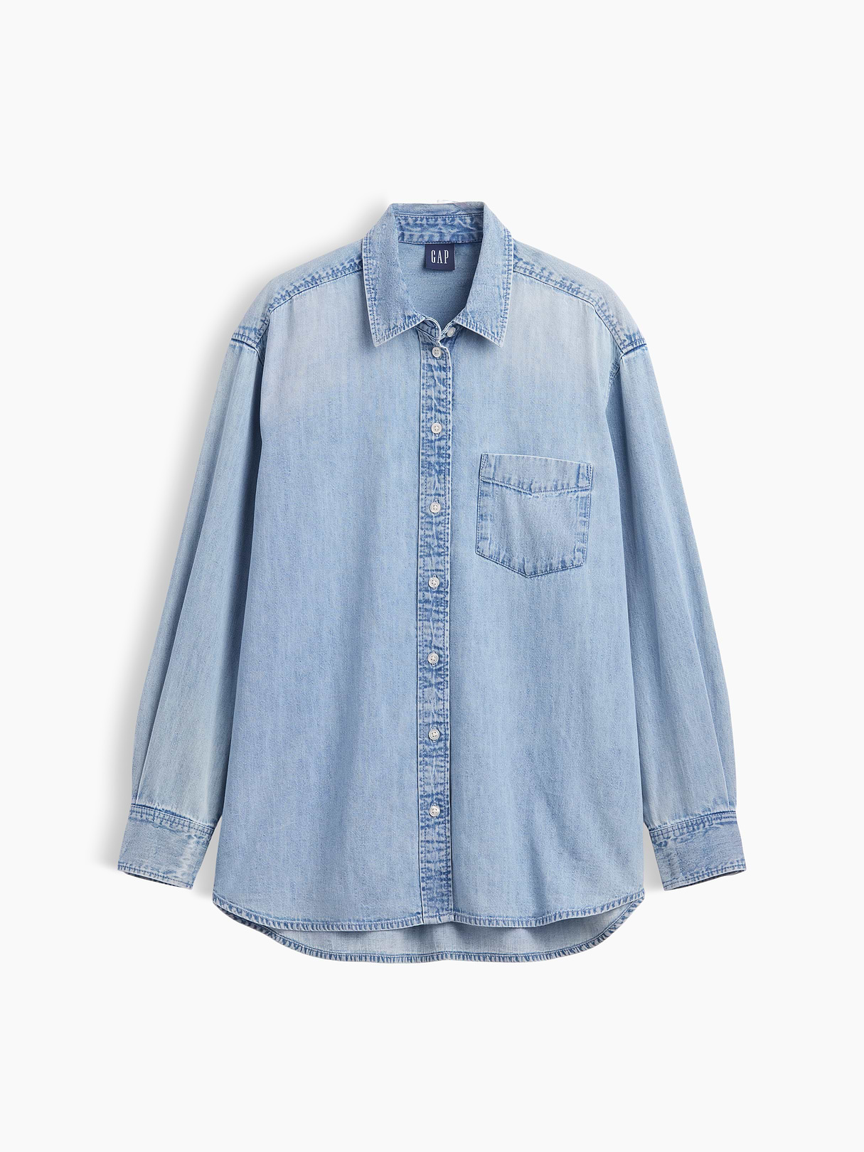 Denim Big Shirt - Light wash