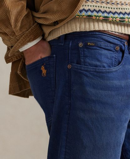 Polo Ralph Lauren Men's Varick Slim Straight Stretch Jeans - Hdn Light Navy