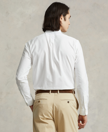 Polo Ralph Lauren Men's Custom Fit Oxford Shirt - White