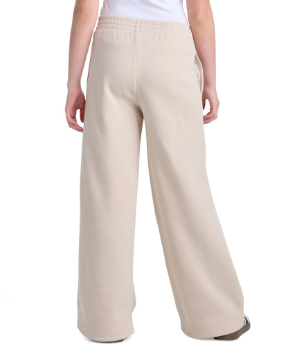 adidas Girls' 8-16 Wide Leg Fleece Pants - Crystal Linen