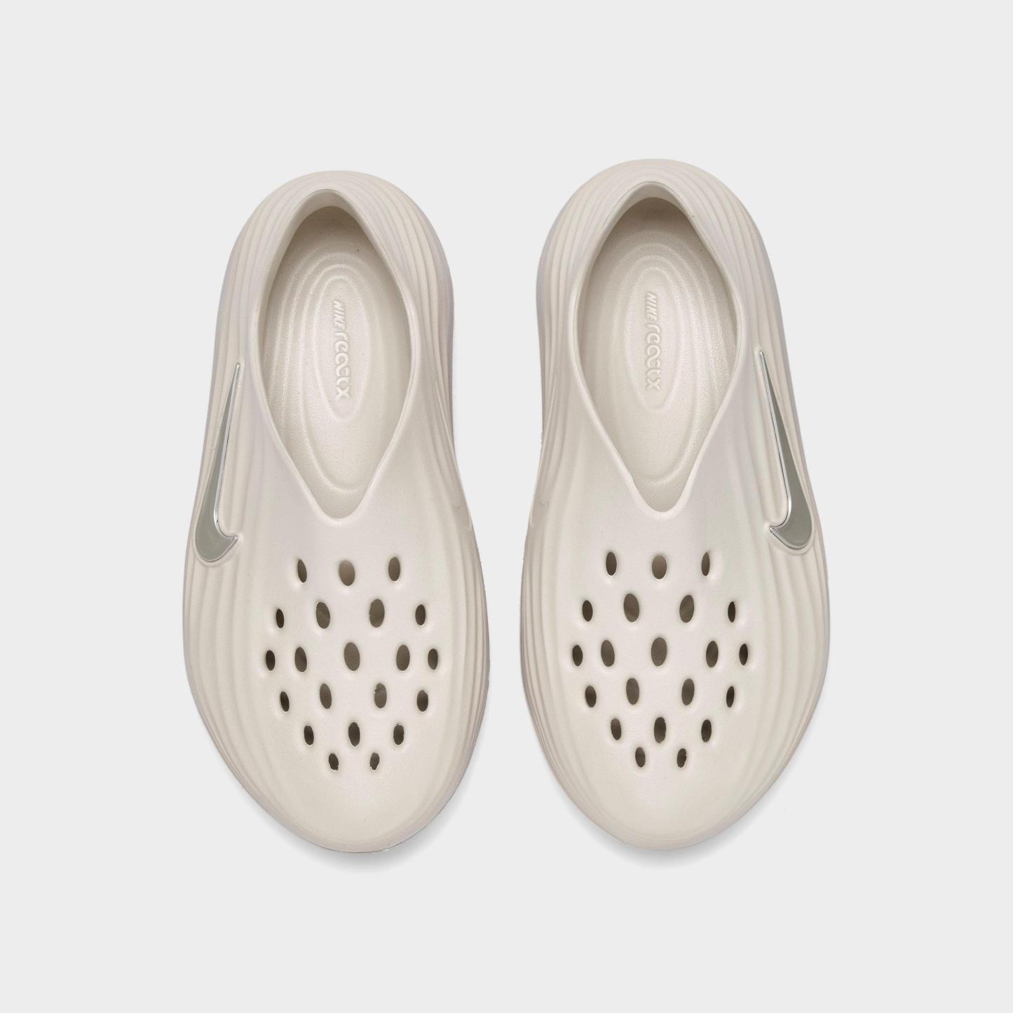 Big Kids' Nithtke ReactX Rejuven8 Recovery Casual Shoes - Moon Particle/Light Orewood Brown/Light Orewood Brown - Top view