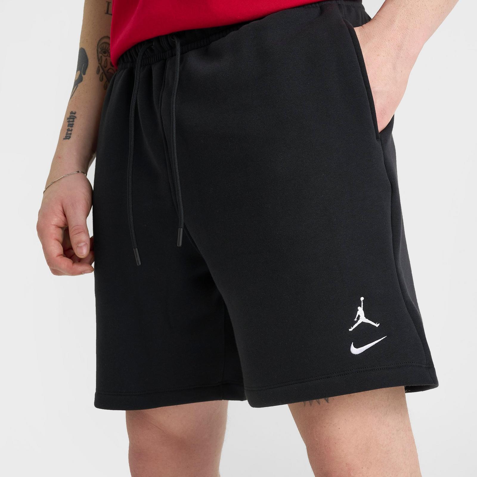 Men's Jordan Brooklyn Varsity Fleece Shorts - Black - view 5