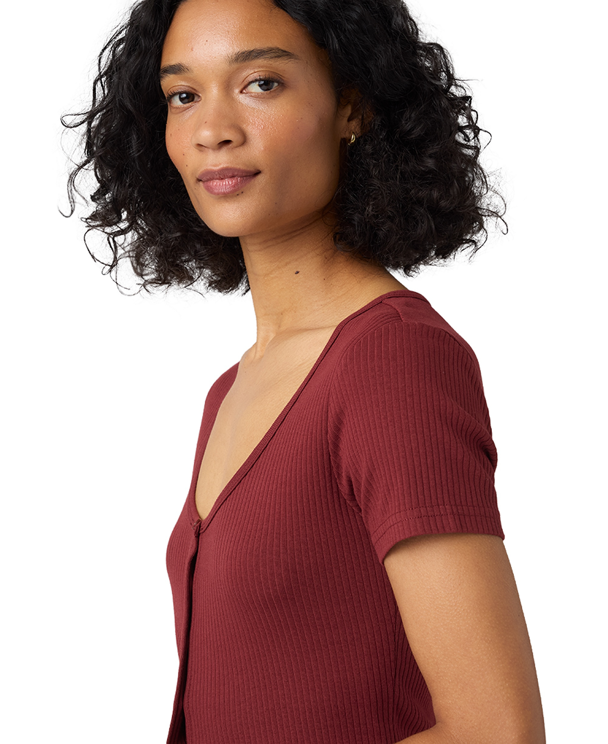 Levi's Women's Austen Button-Up Short-Sleeve Top - Warm Caber