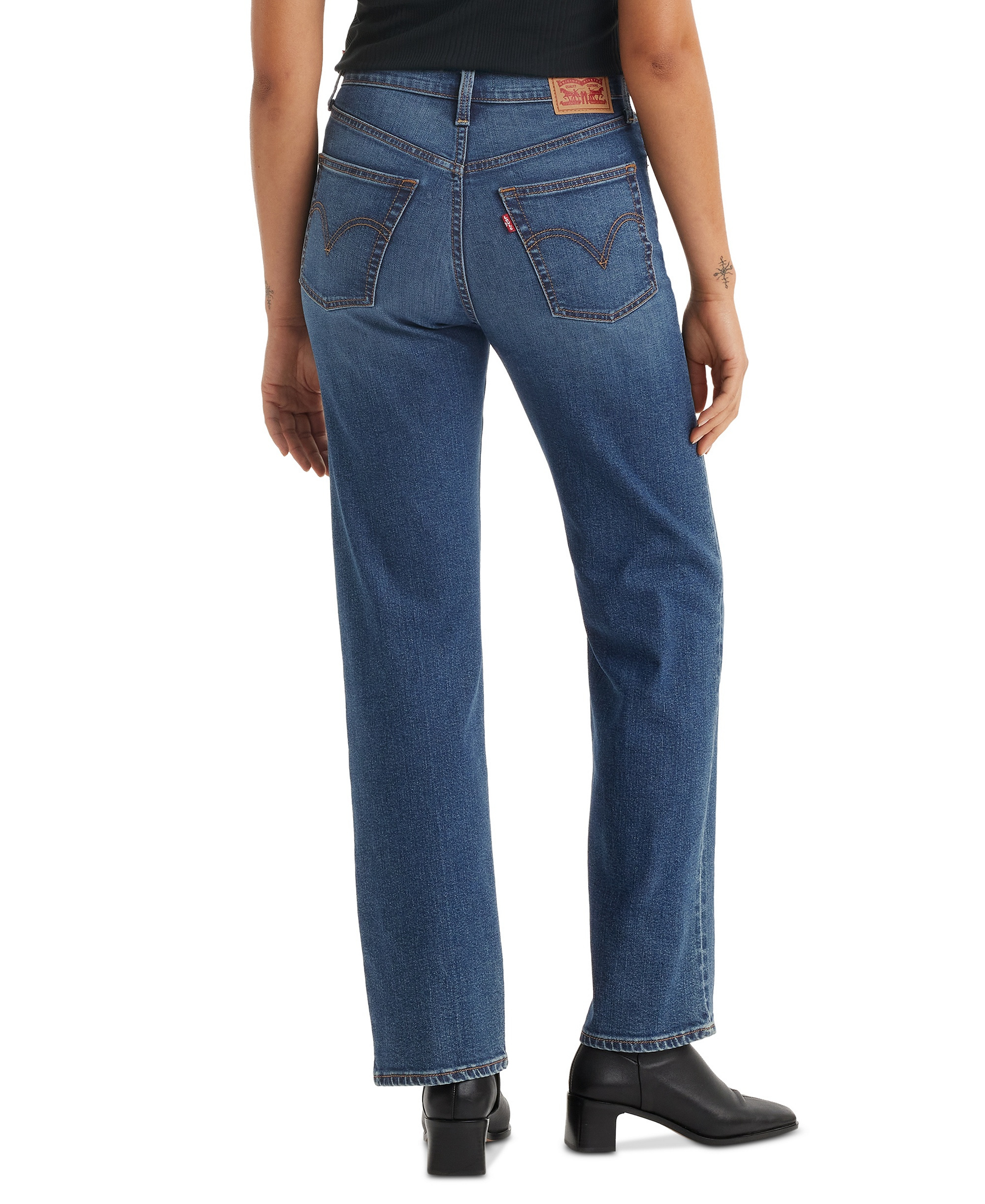 Levi's Women's Ribcage High-Rise Straight-Leg Jeans - The Last Straw