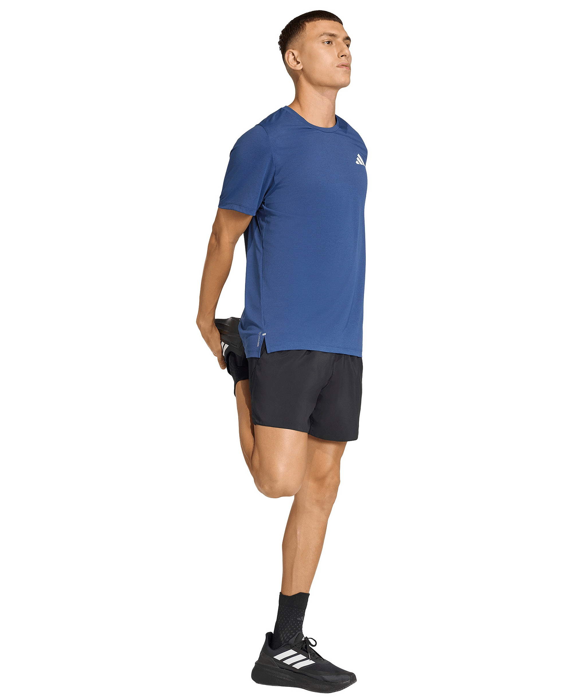 adidas Men's Running Climacool Short-Sleeve T-Shirt - Tech Indigo