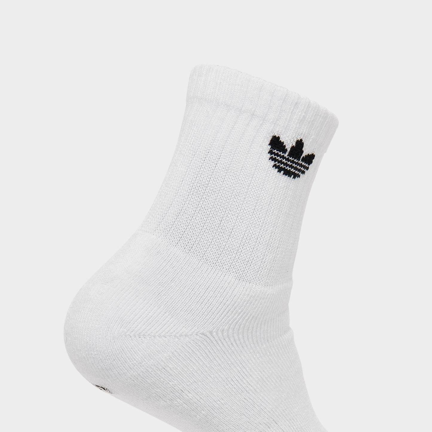 adidas Originals Trefoil 2.0 Quarter Socks (6-Pack) - White