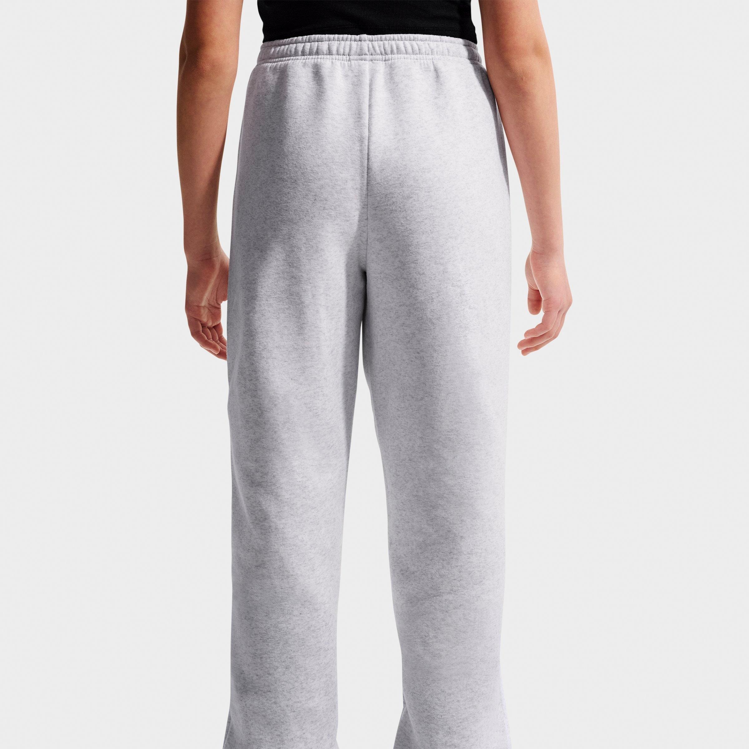 Girls' Big Kids' Nithtke Sportswear Studio Fleece Jogger Pants - Birch Heather/White/White