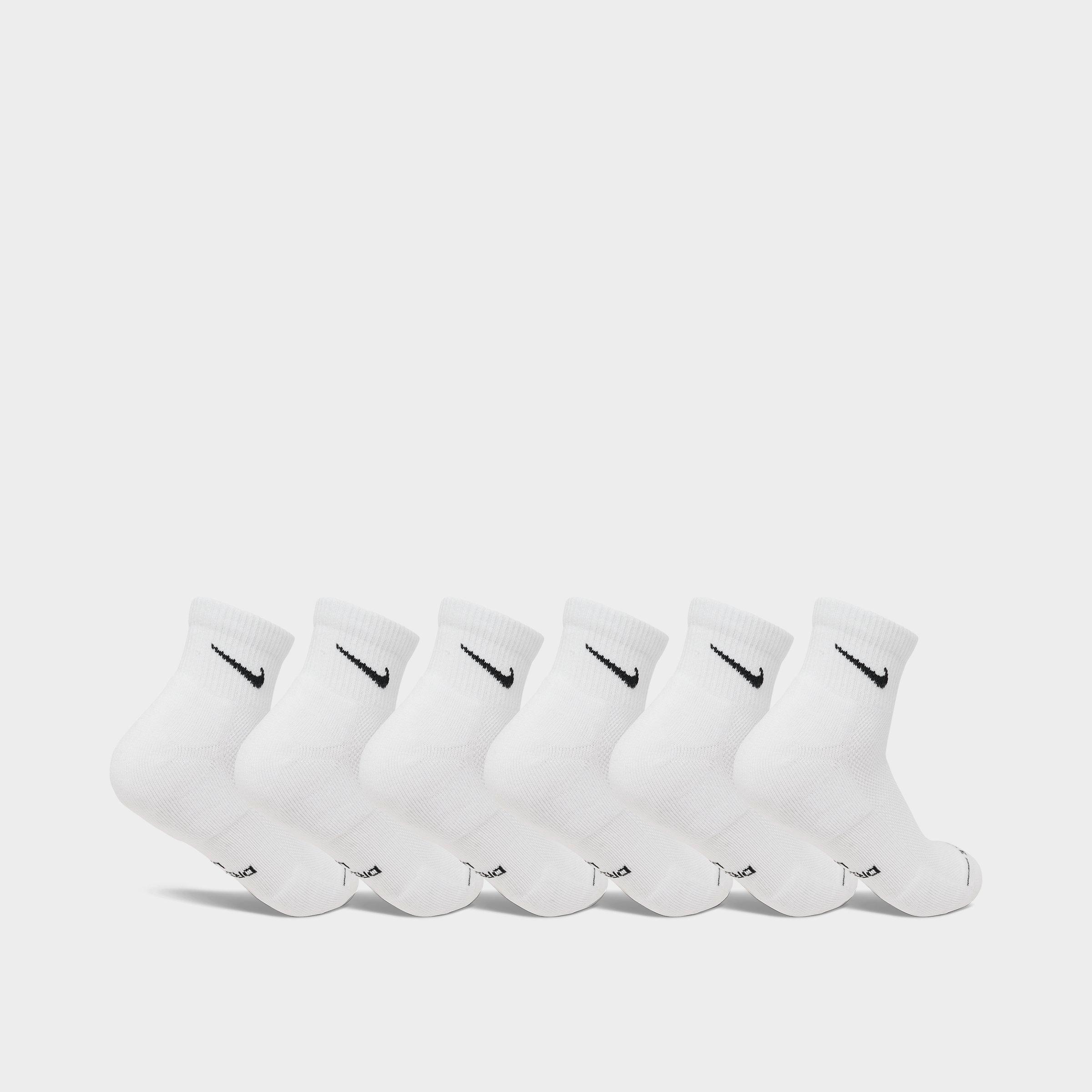 Nithtke Everyday Elevated Ankle Socks (6-Pack) - White/Black