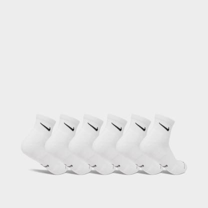Nithtke Everyday Elevated Ankle Socks (6-Pack) - White/Black