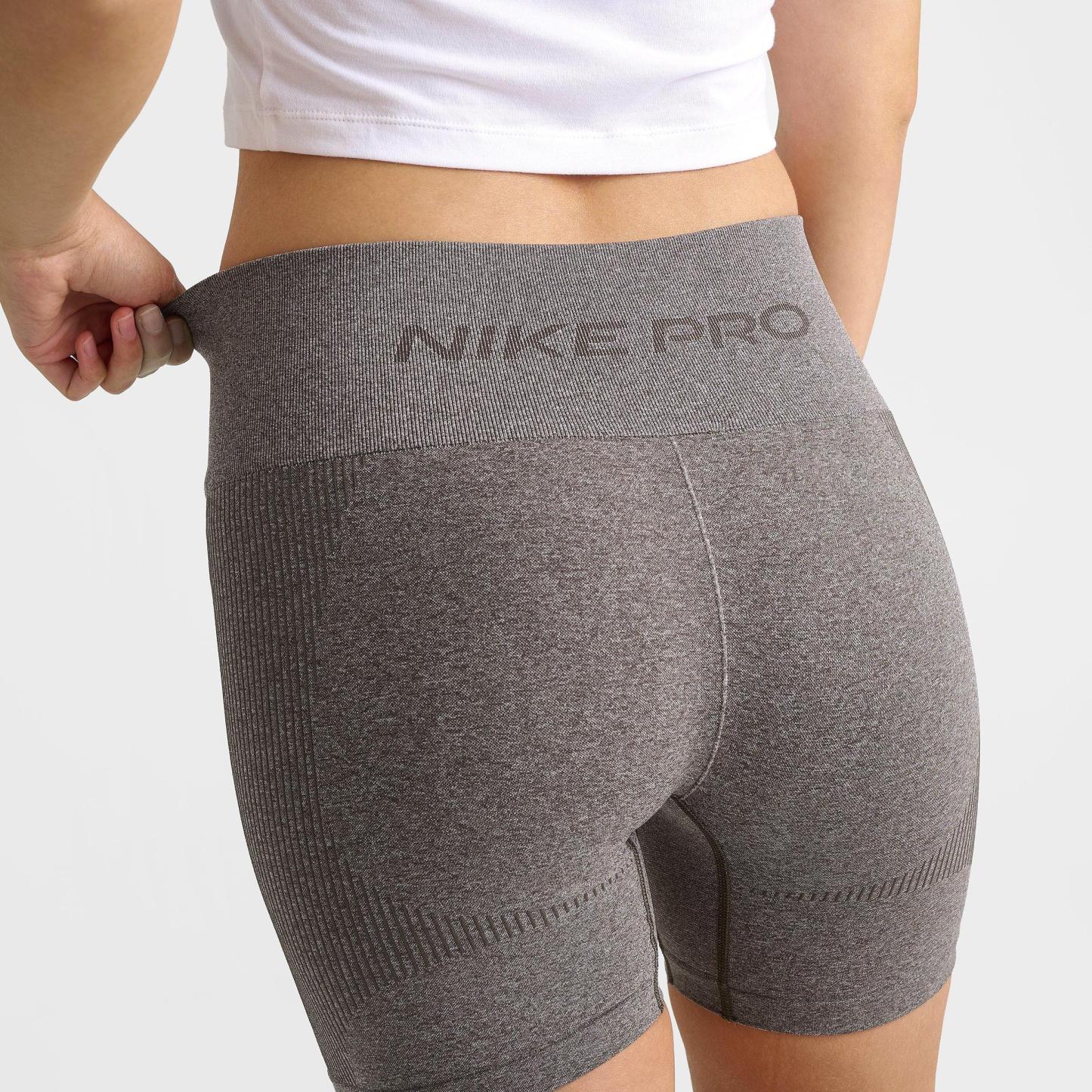 Women's Nithtke Pro Seamless Dri-FIT High-Waisted 5" Biker Shorts - Ridgerock/Heather