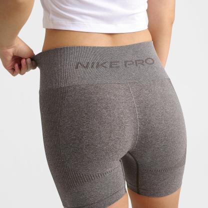 Women's Nithtke Pro Seamless Dri-FIT High-Waisted 5" Biker Shorts - Ridgerock/Heather