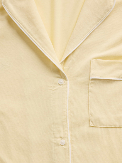SoftMade Modal PJ Top - Maize yellow