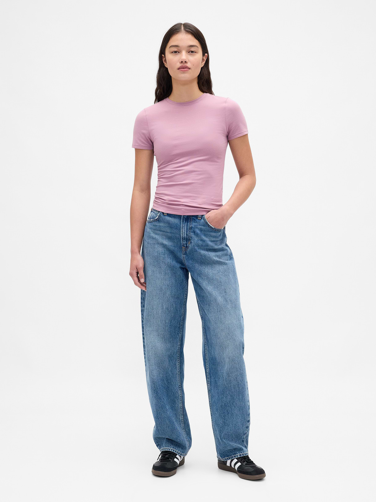 CloseKnit Jersey T-Shirt - Wispy mauve pink