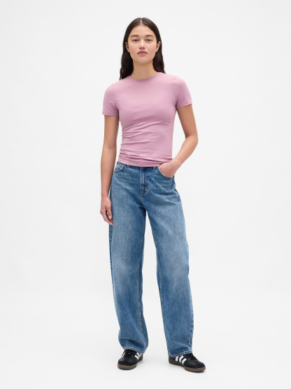 CloseKnit Jersey T-Shirt - Wispy mauve pink
